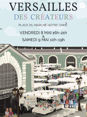 Marché Notre-Dame Versailles - Versailles des Créateurs 8-9 mai 2026