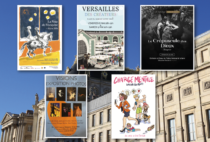 Que faire à Versailles ce week-end ? Les idées sorties du 8 au 10 mai 2026